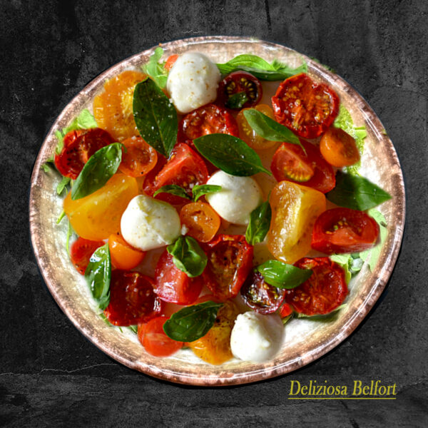 mozzarella di bufala al pesto