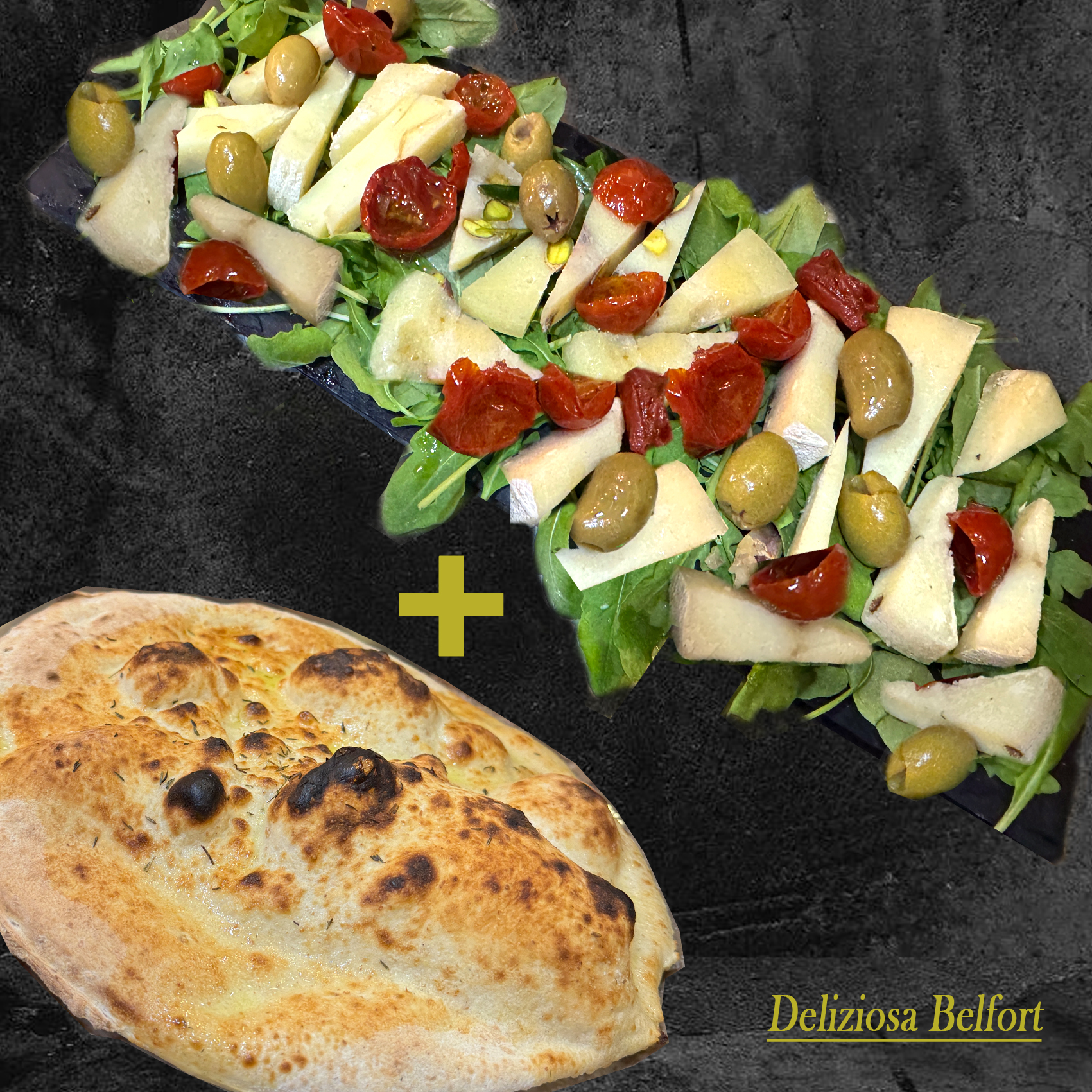 planche de fromage & focaccia