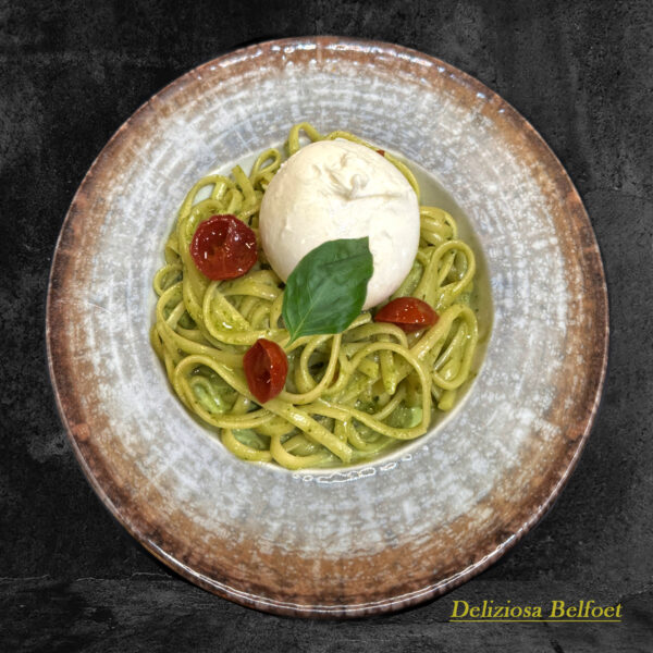 linguini al basilico & buratta