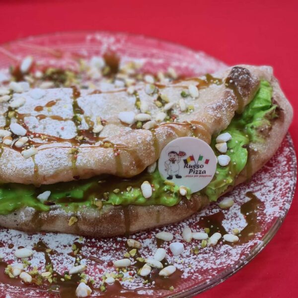 pizza crème de pistache