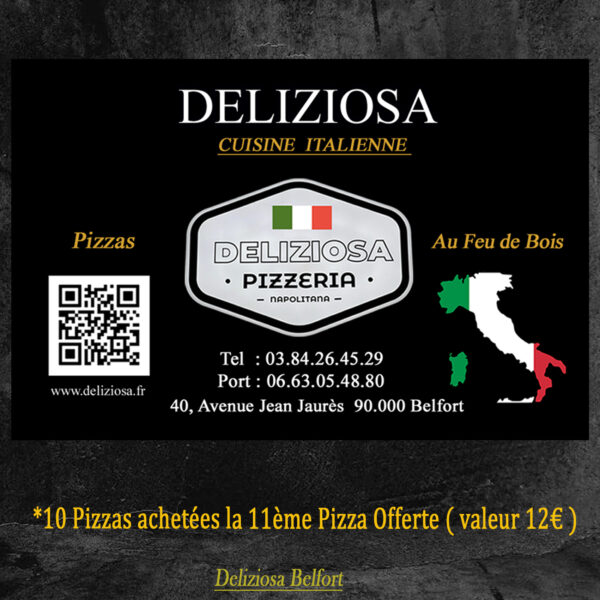 Carte de Fidélité DELIZIOSA