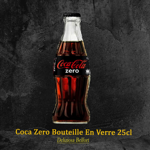 Coca Zéro Bouteille En Verre 25cl